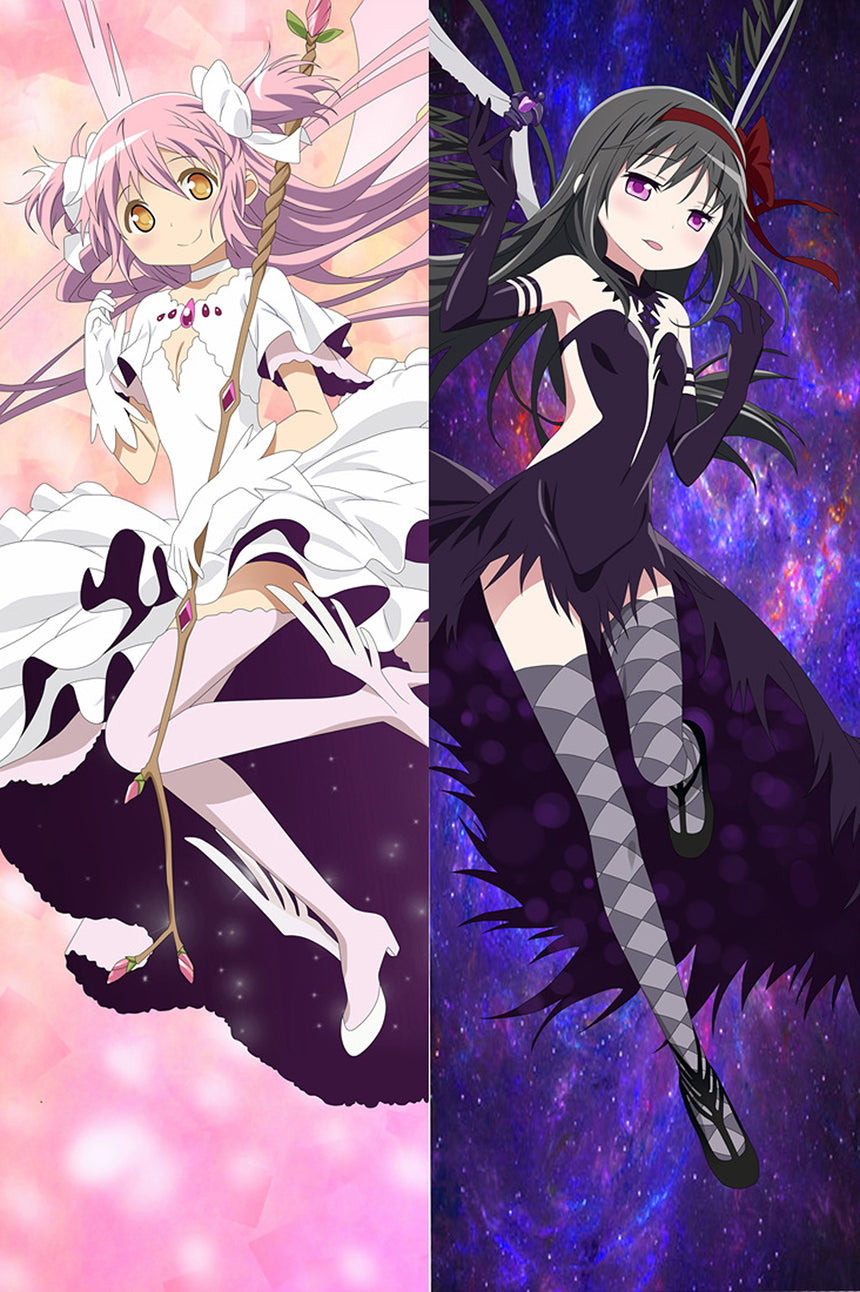 Madoka and Homura Goddess and Devil dakimakura