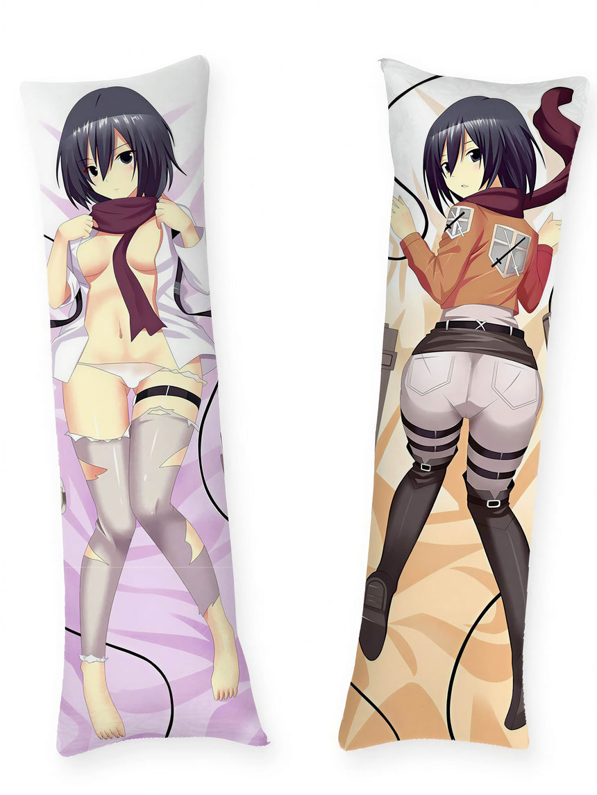 Mikasa Ackerman Cute Body Pillow