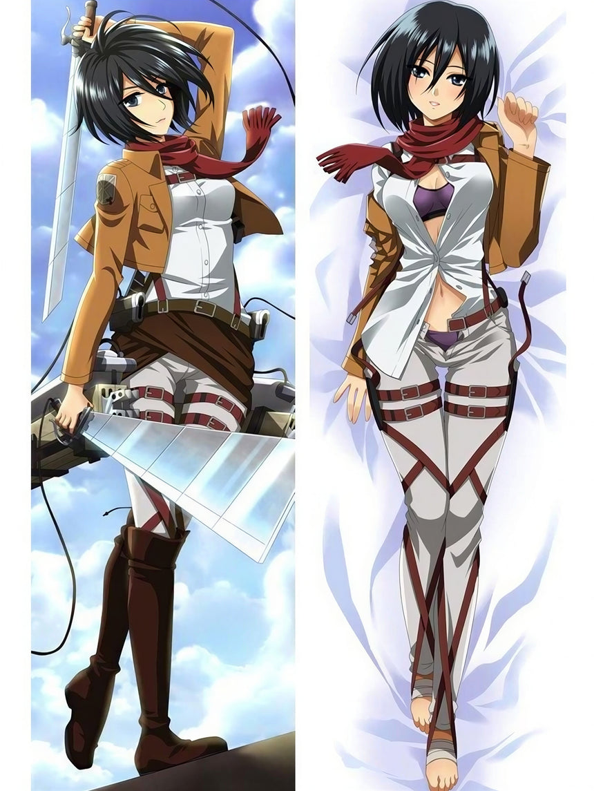 Mikasa Ackerman Body Pillow 2