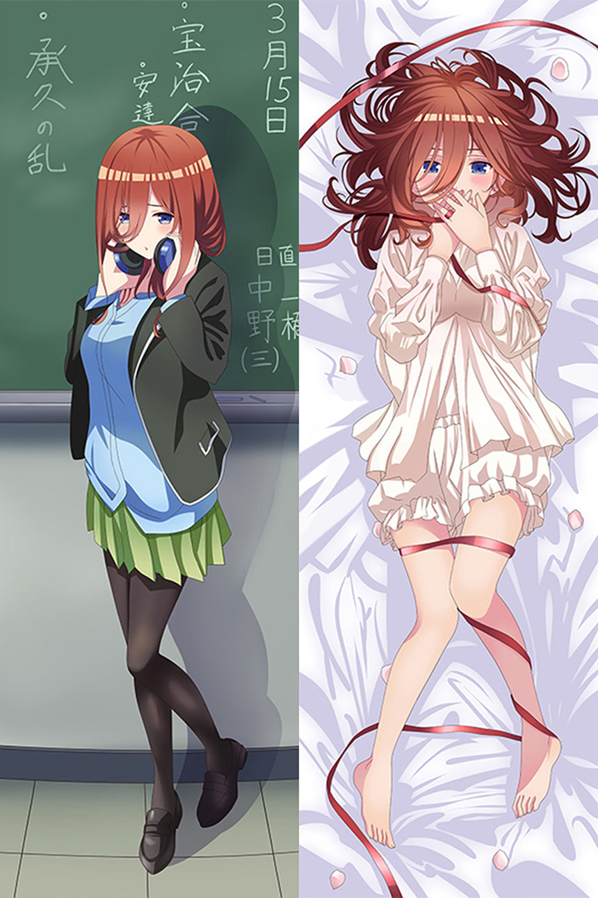 Miku Nakano School Uniform Body Pillow