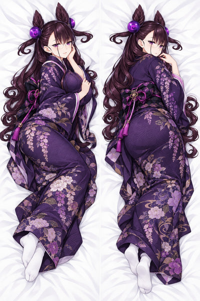 Murasaki Shikibu Wisteria Kimono Body Pillow