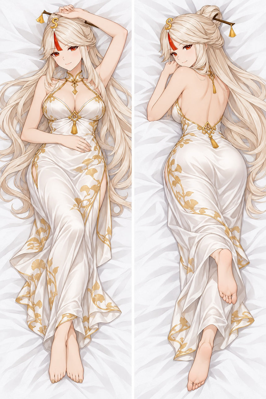 Ningguang Golden Nightgown Body Pillow