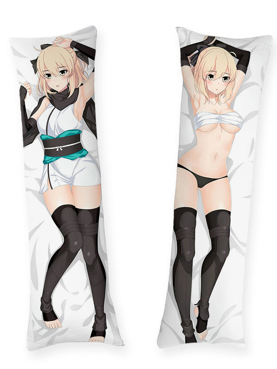 Okita Souji Bandage Top Body Pillow