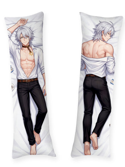 Phainon Lazy Morning Open Shirt Body Pillow