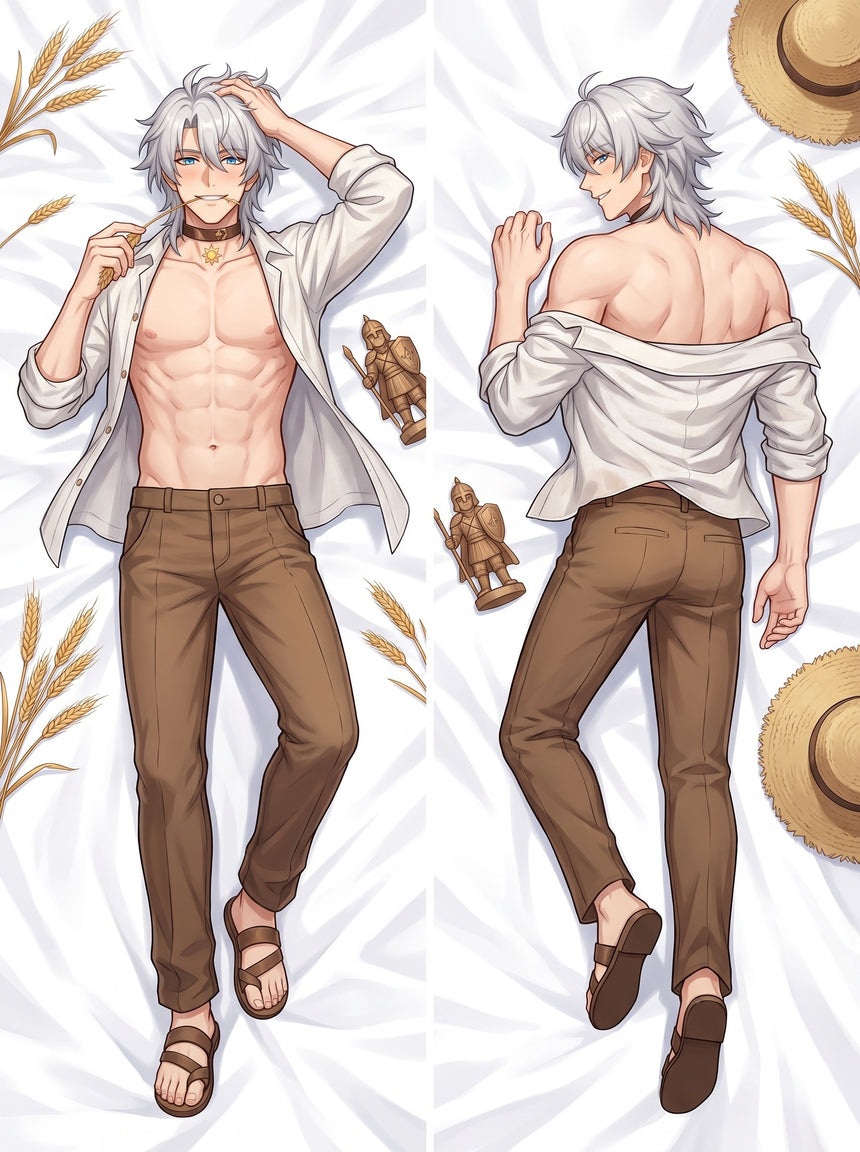 Phainon Open Linen Shirt Harvest dakimakura
