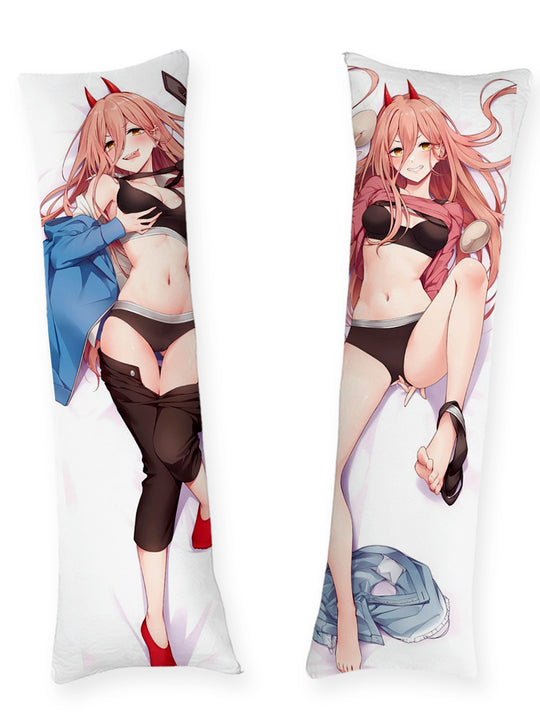 Power Black Lounge Body Pillow