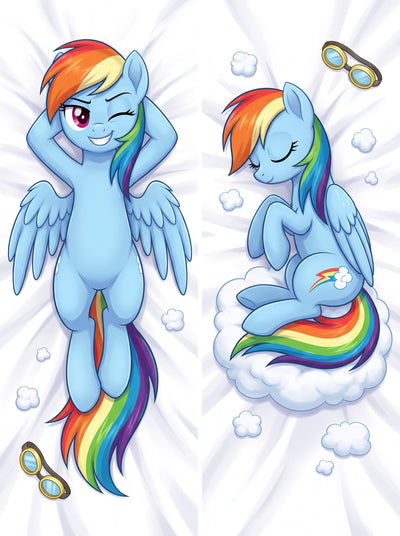 Rainbow Dash Lazy Cloud Nap Body Pillow