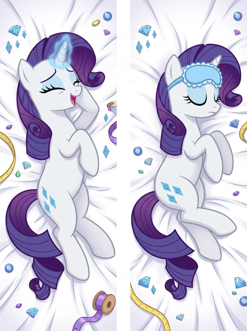 Rarity Gemstone Glamour Fainting Pose Body Pillow