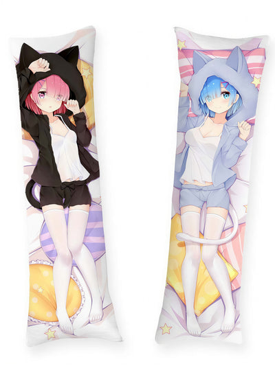 Rem and Ram Re:Zero Body Pillow