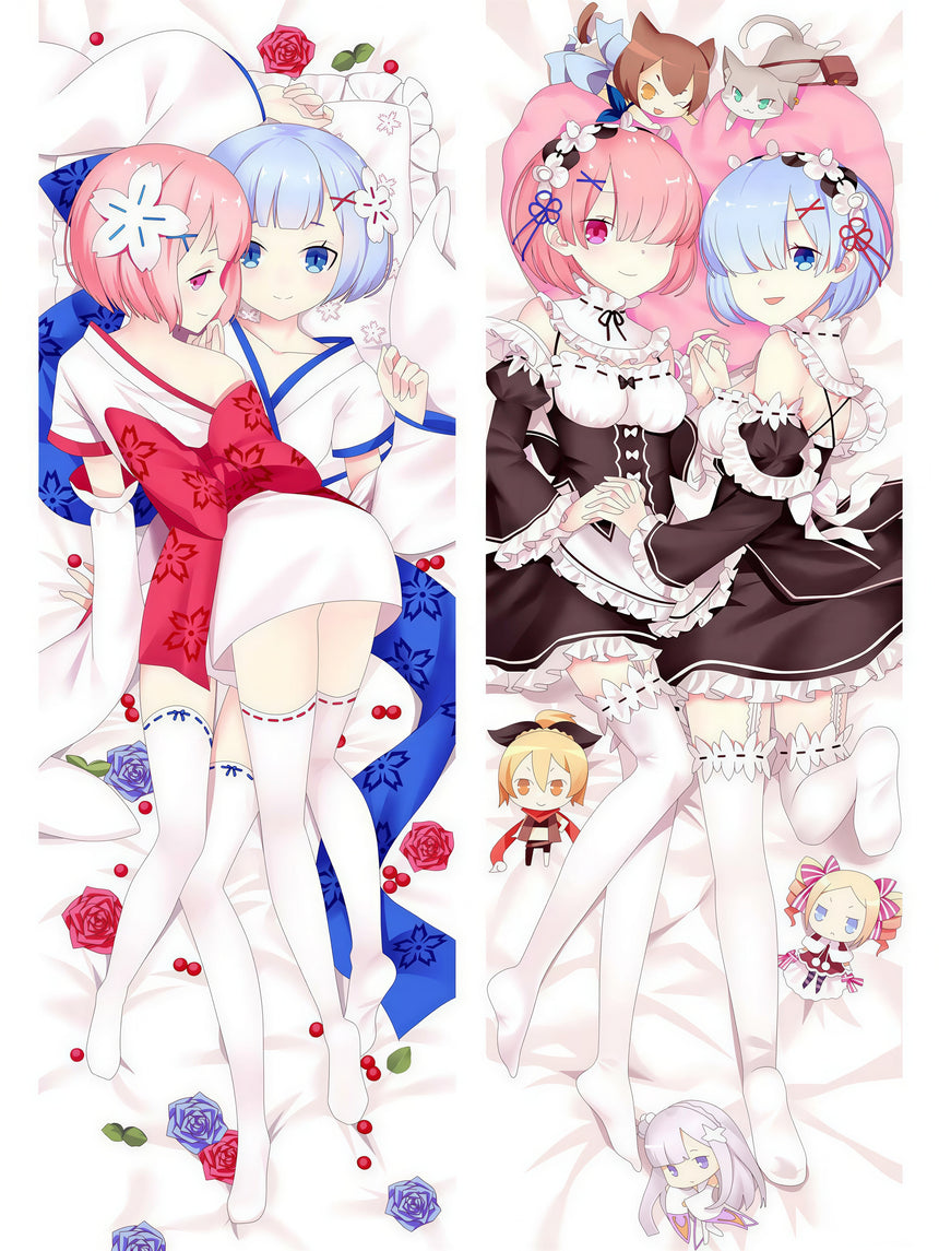 Rem Ram Kawaii Körperkissen 2