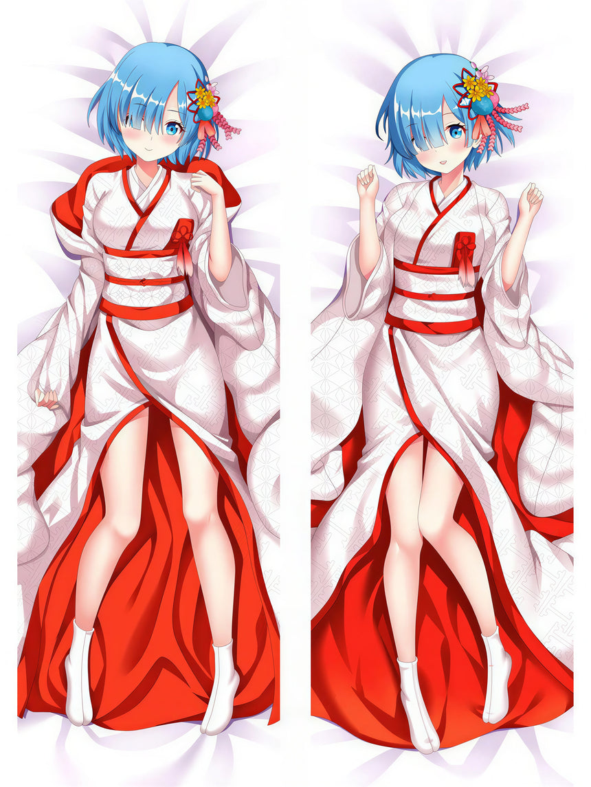 Rem Red Kimono Body Pillow 2