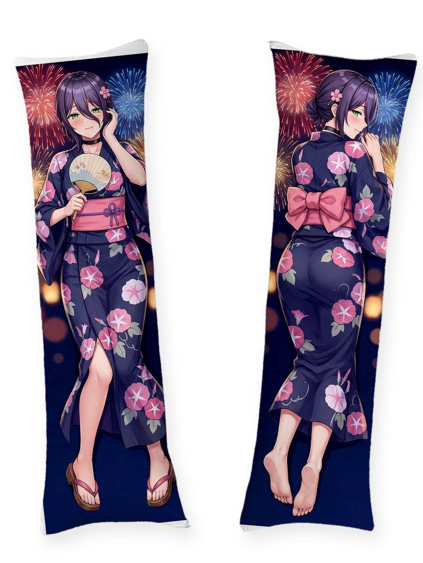 Reze Yukata Fireworks Body Pillow