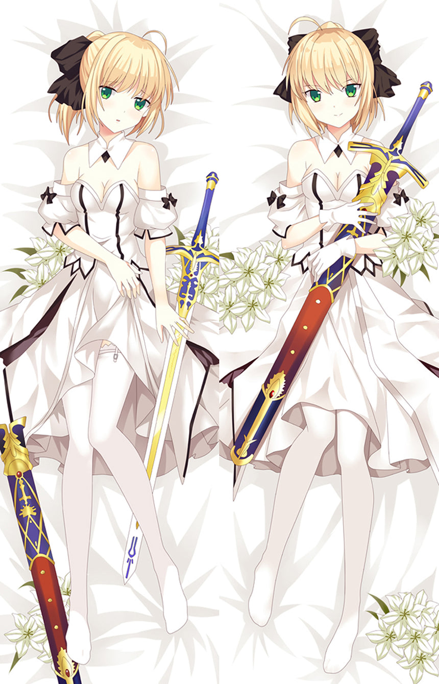 Saber Lily White Dress dakimakura