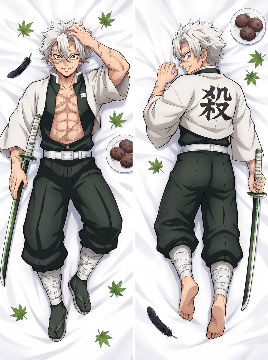 Sanemi Wind Hashira Open Uniform Body Pillow