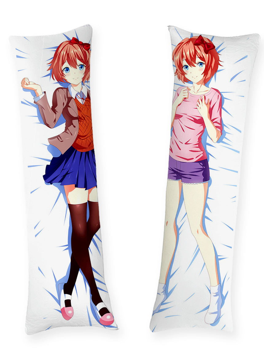 Sayori School Uniform Body Pillow