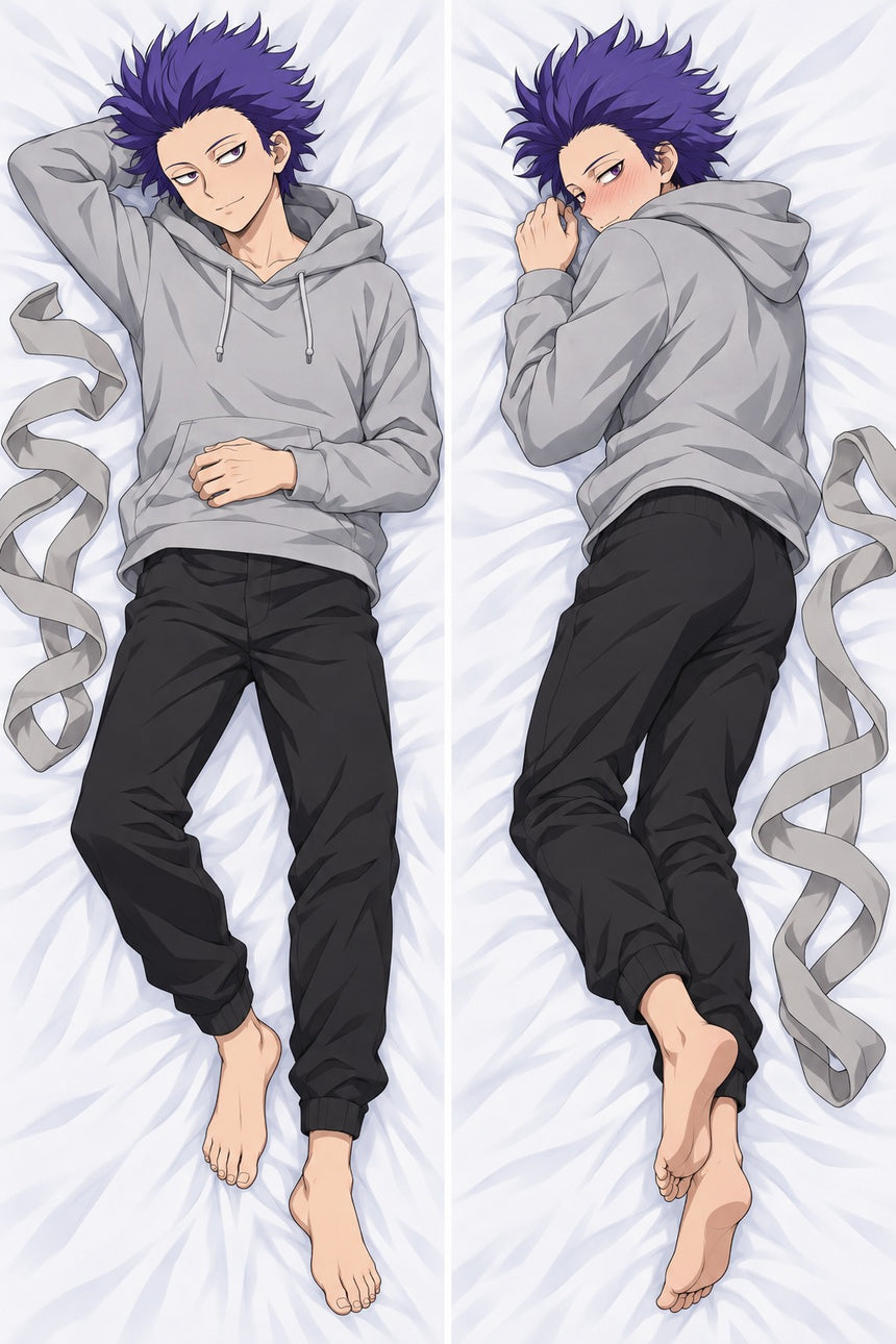 Shinso Grey Hoodie Body Pillow