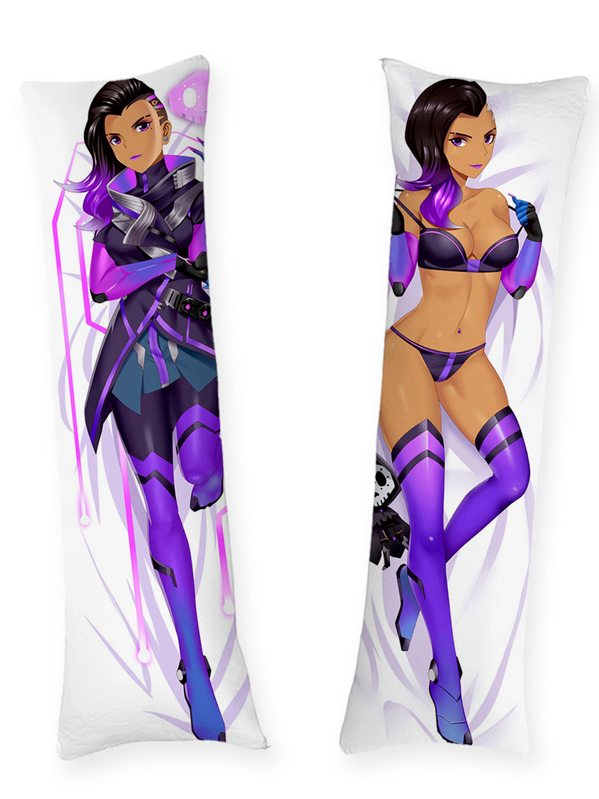 Sombra Purple Hacker Body Pillow