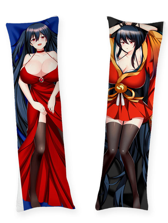 Taihou Red Evening Dress Body Pillow