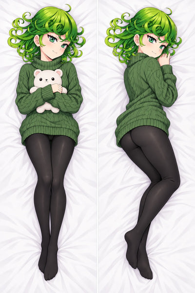 Tatsumaki Green Knit Sweater Body Pillow