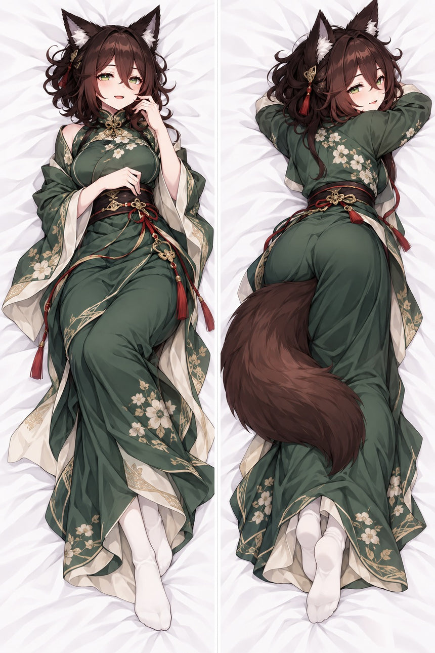 Tingyun Green Hanfu Body Pillow
