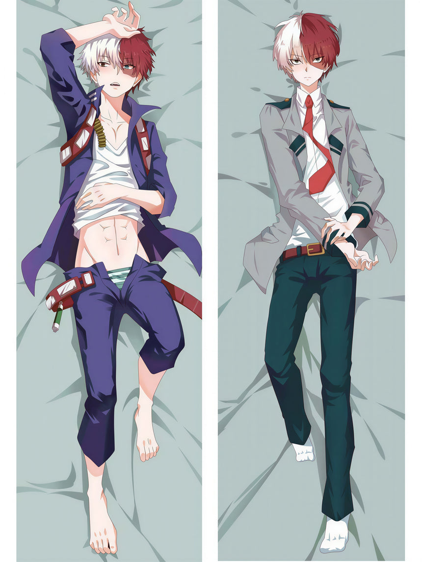 Sexy Todoroki in Bed Body Pillow 2