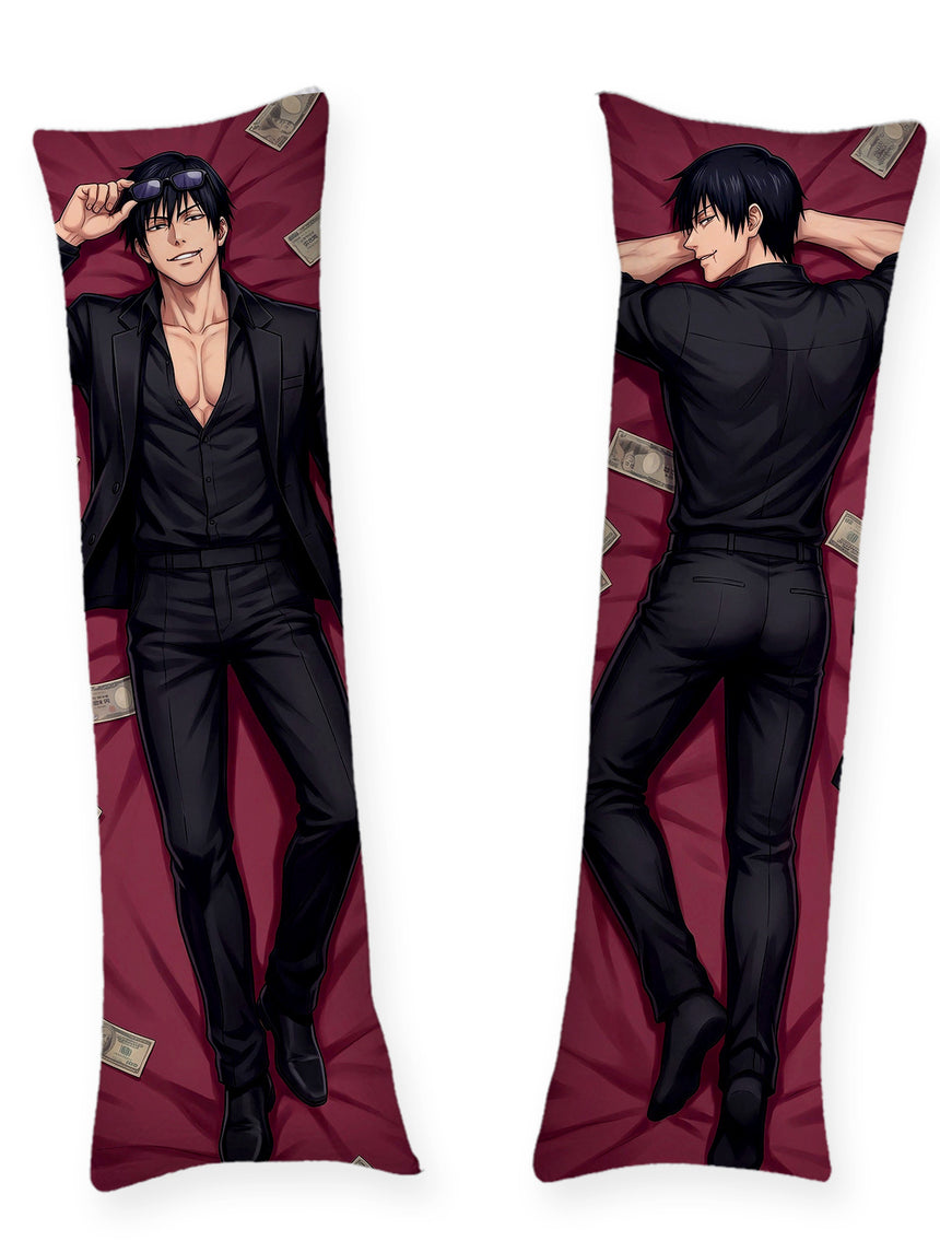 Toji Black Suit Body Pillow
