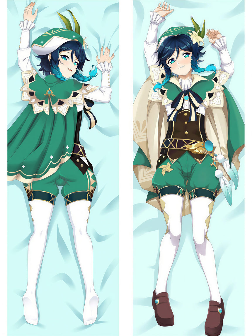 Venti, tiré de « Genshin Impact  »dakimakura 2