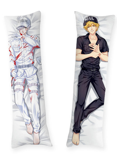 White Blood Cell and Killer T Body Pillow