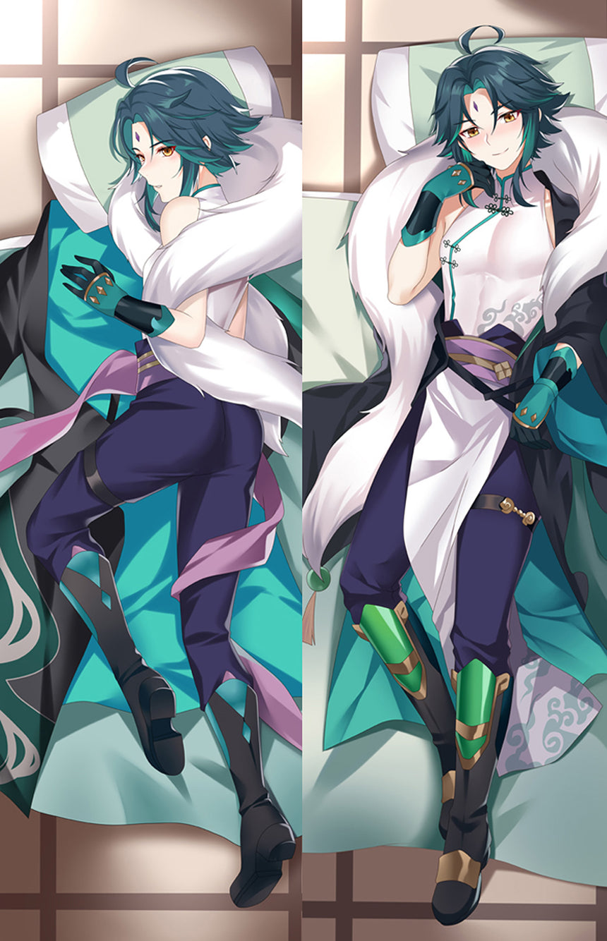 Xiao White Fur Coat dakimakura