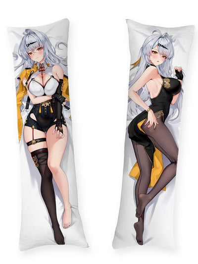 Yixuan Yellow Jacket and Black Qipao Body Pillow