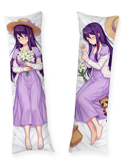 Yuri DDLC Lily Sundress Picnic Body Pillow