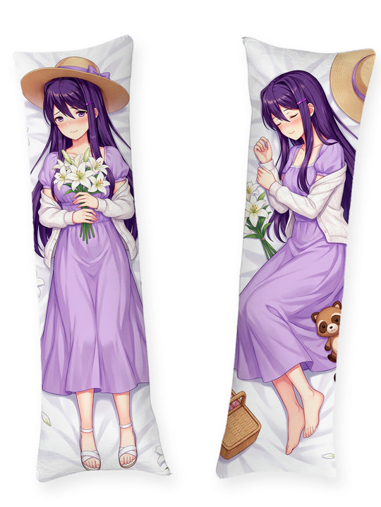Yuri DDLC Lily Sundress Picnic Body Pillow