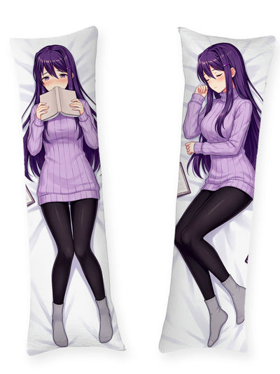 Yuri DDLC Purple Turtleneck Sweater Body Pillow