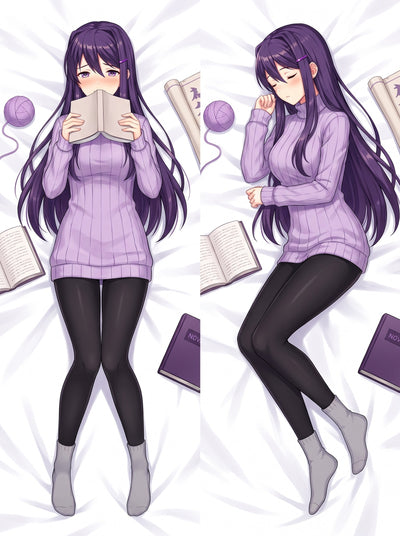 Yuri DDLC Purple Turtleneck Sweater dakimakura