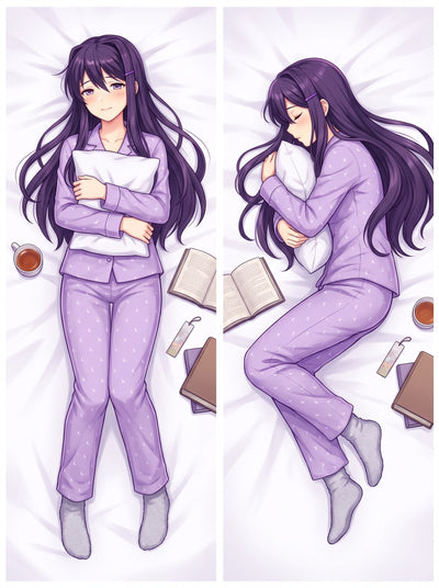 Yuri DDLC Sleepover Pajamas Body Pillow