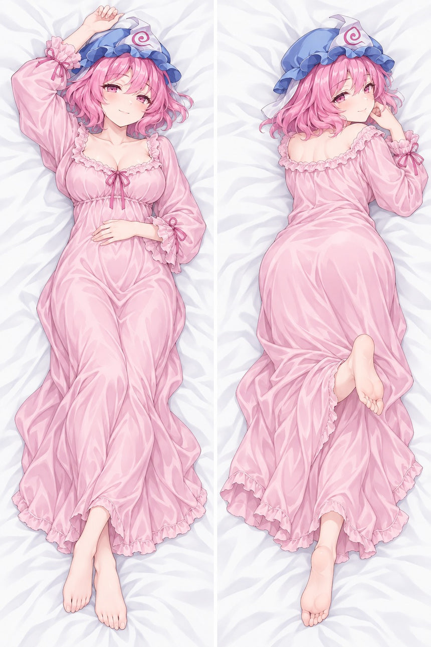 Yuyuko Saigyouji Pink Nightgown Body Pillow