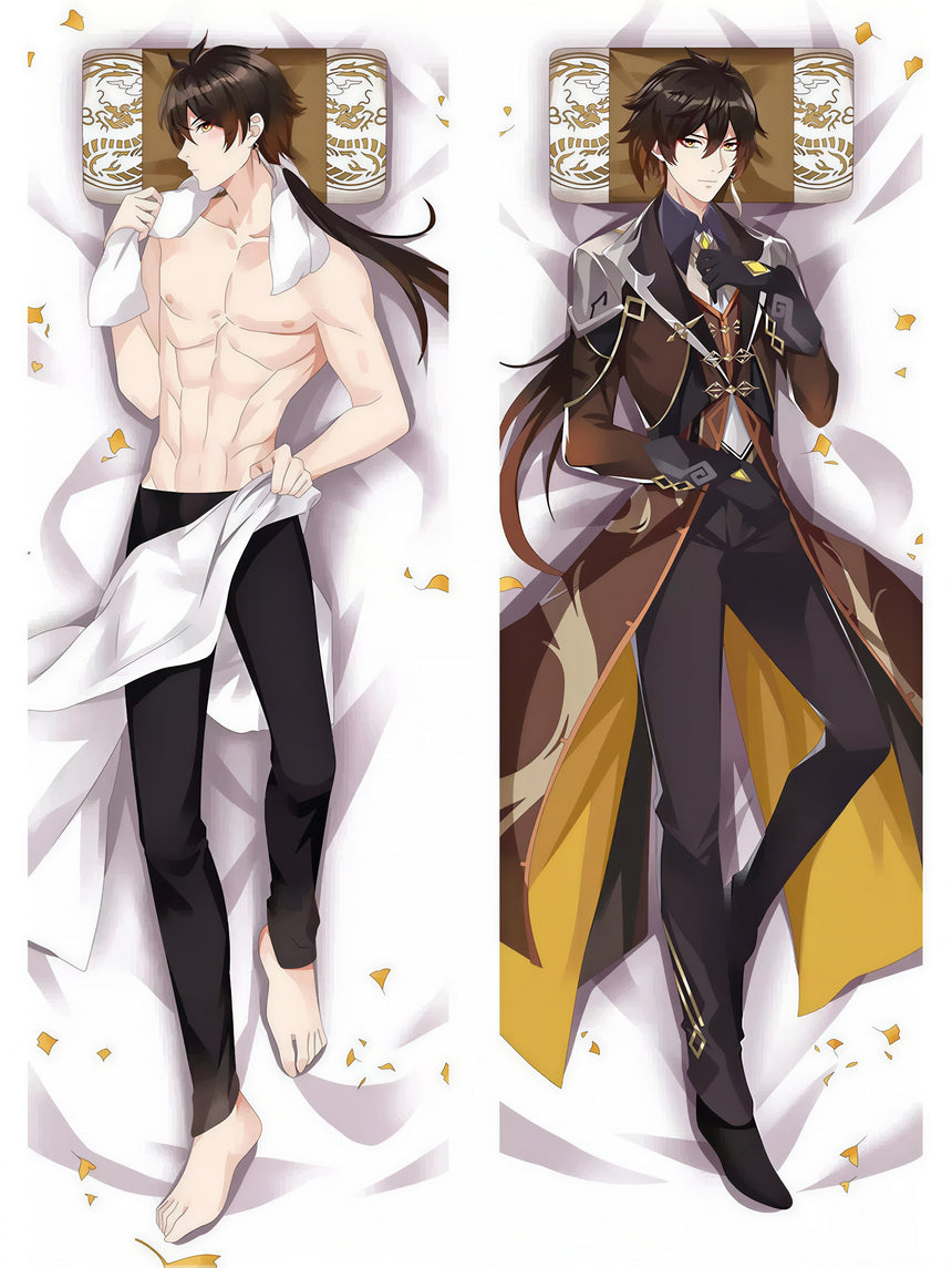 Zhongli Genshin Body Pillow 2