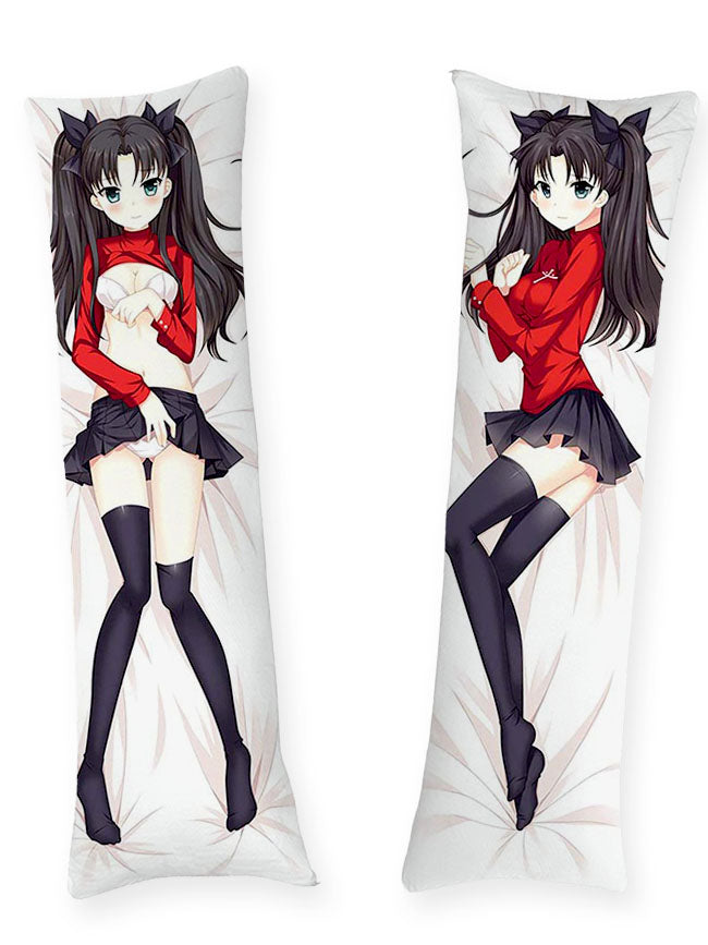 Rin Tohsaka Fate Anime Waifu Dakimakura Body popular Pillow Cover Case - 2 Way Tricot