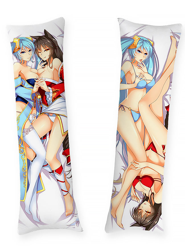 Ahri and Sona Body Pillow <br/> Ahri and Sona Sexy